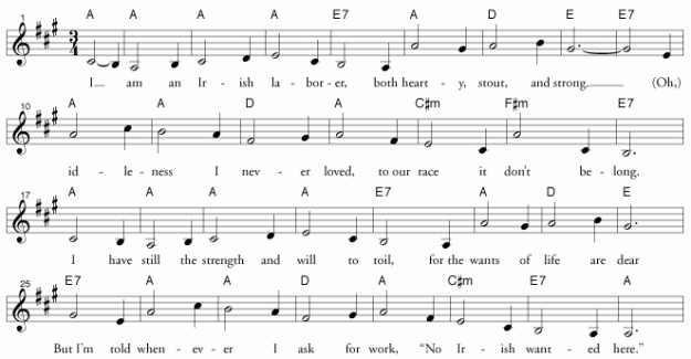 No Irish Wanted Here